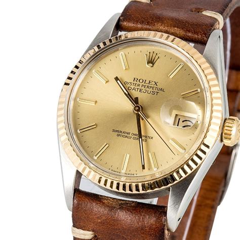 rolex on leather band